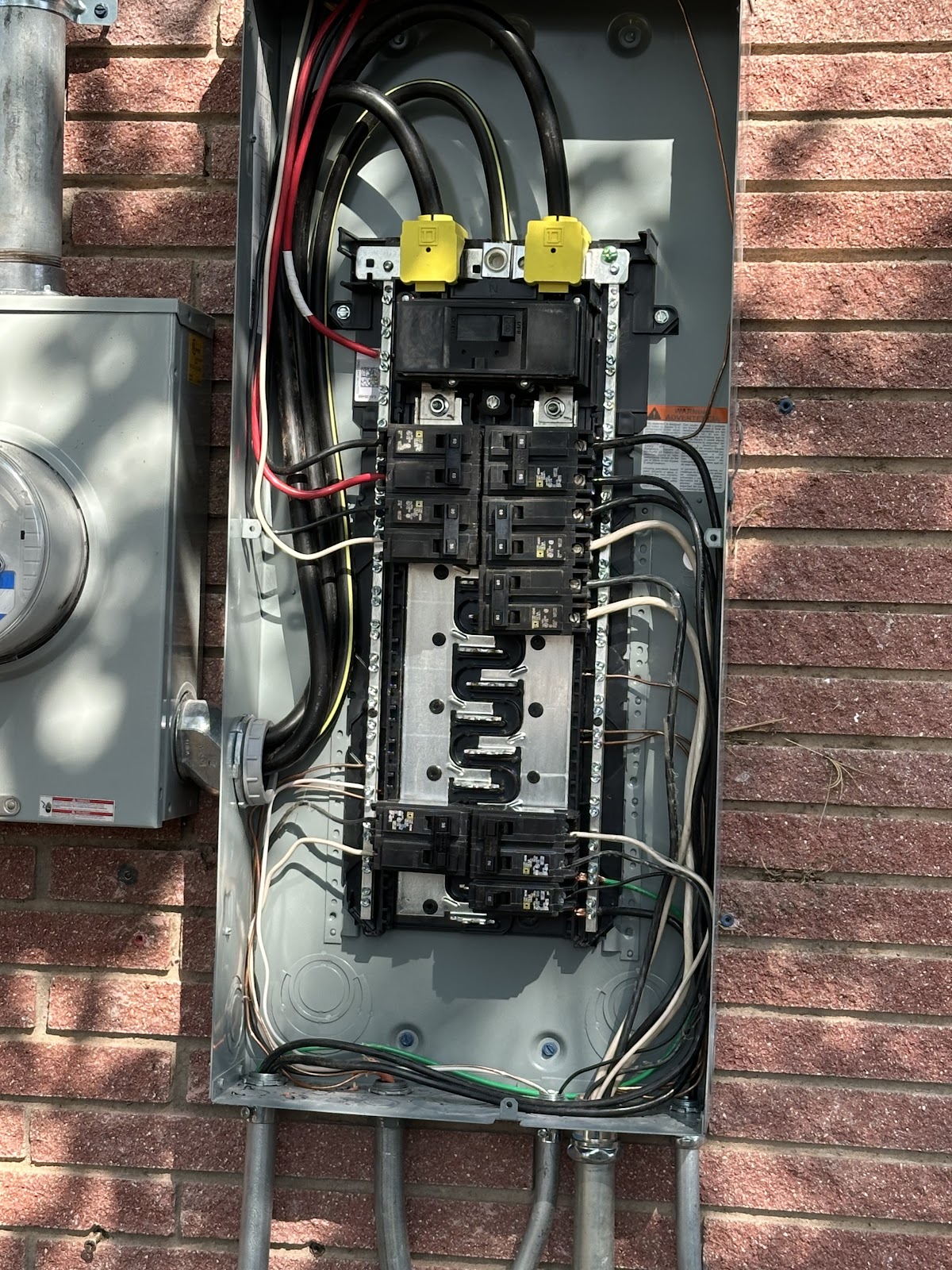 Clean main panel upgrade completed by DC&AC Electric